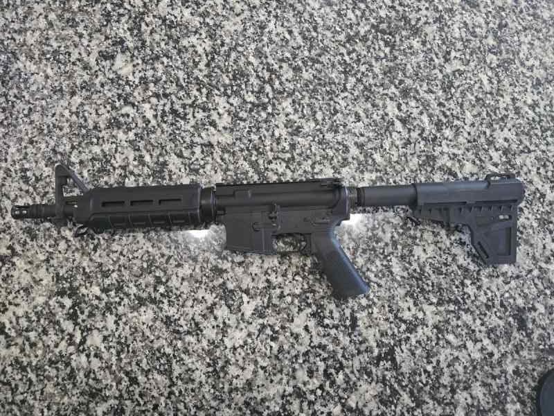 AR-15 Pistol w/ Shockwave Blade Brace