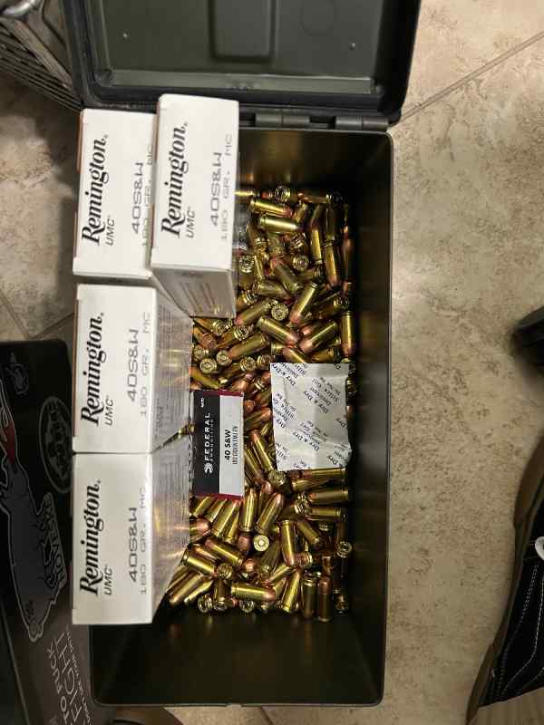 .40 s&amp;w 40 cal Glock 23 bulk ammo