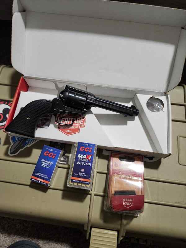 Heritage rough rider 22lr/22mag 4.5 barrel 