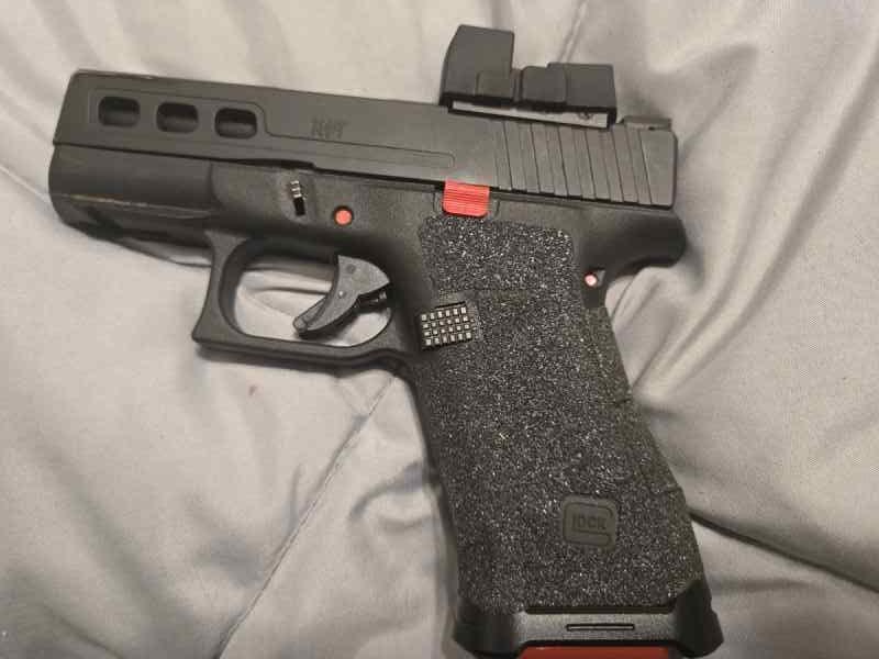 Glock 43X FS Front Rail MOS Blue Label