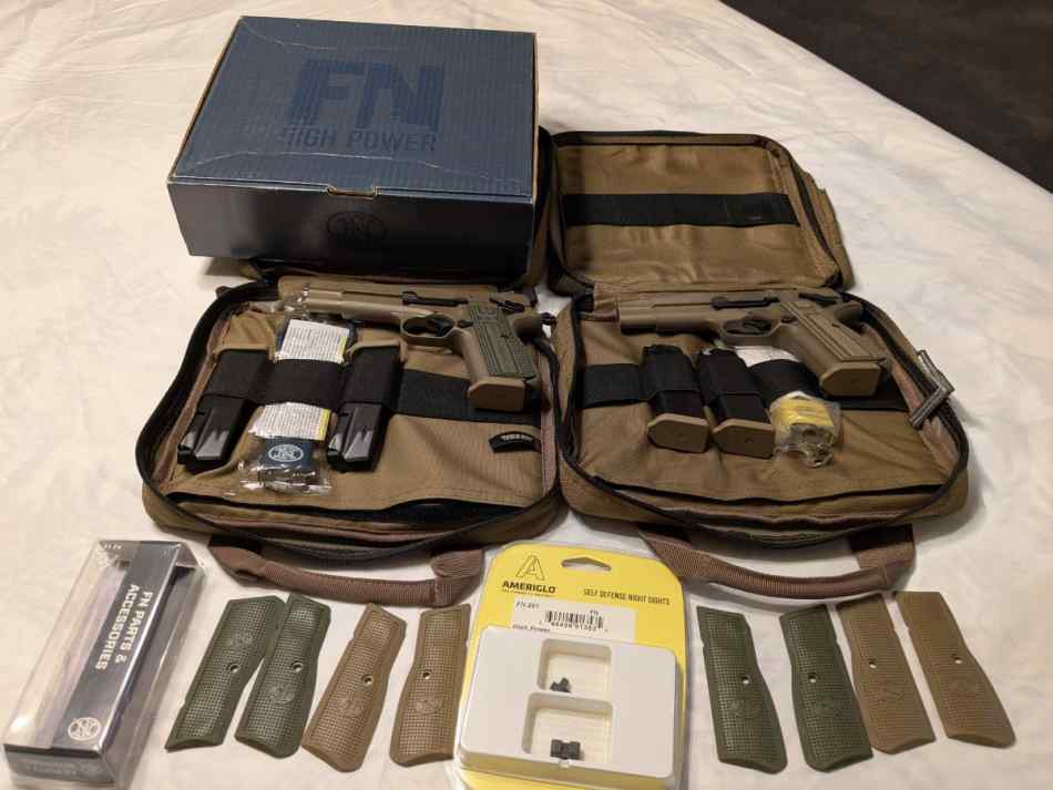 2 FN High Power FDE NIB w/ + extras$2300.00